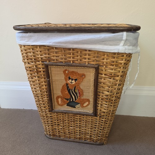 Large wicker lidded - wicker,
