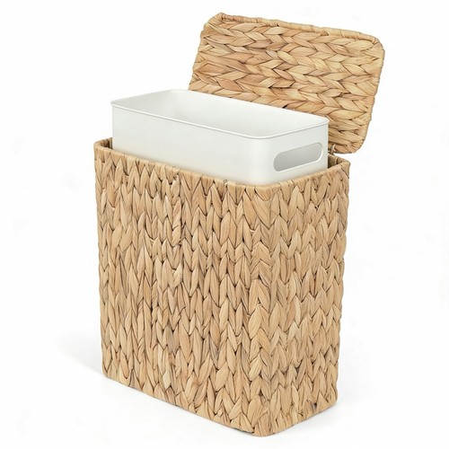 Gallon wicker bathroom trash - 3,