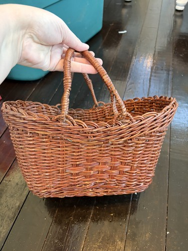 Vintage woven rattan wicker - rattan,