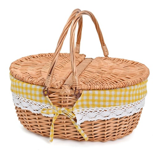Large wicker picnic - 15.4",