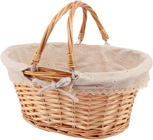 Natural wicker basket - basket, with