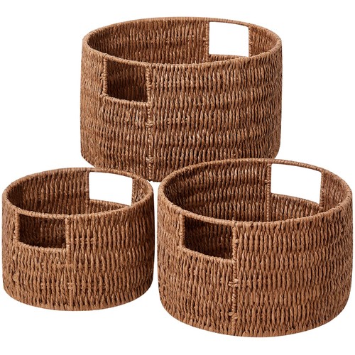 Wicker storage basket - wicker,