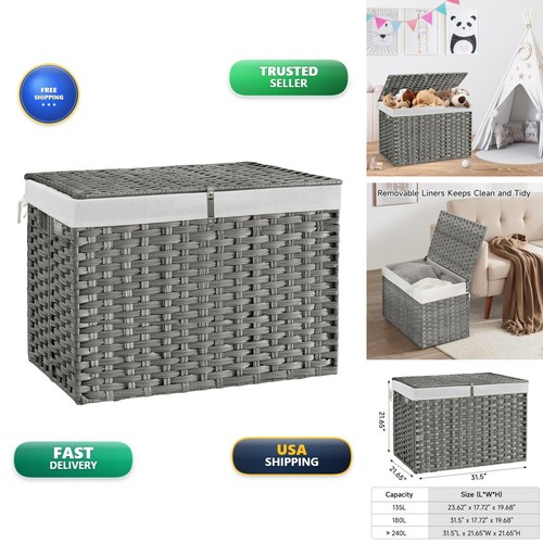 Hiagnete 240l wicker storage - 240l,