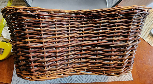Large brown oval - brown, basket