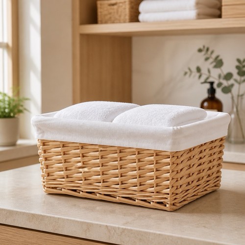 Decorative wicker basket - decorative,