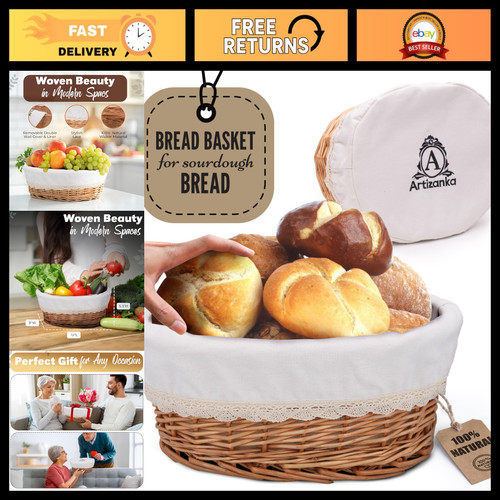 Handmade large wicker bread - handmade,