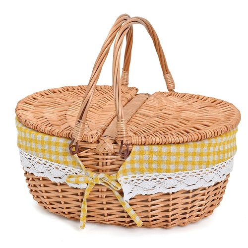 Large wicker picnic - 15.4",