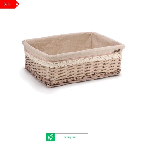Large wicker storage - large, basket