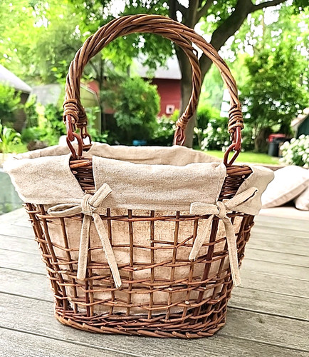 Vintage wicker basket purse - vintage,