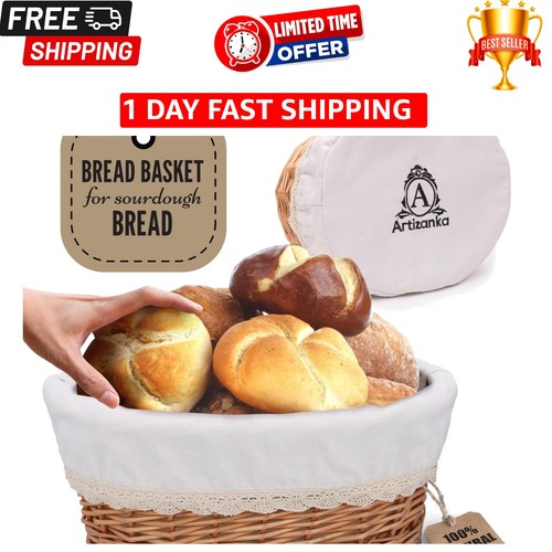 Large wicker bread - bread, basket