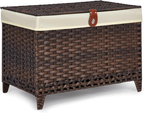 Large wicker storage basket - storage,
