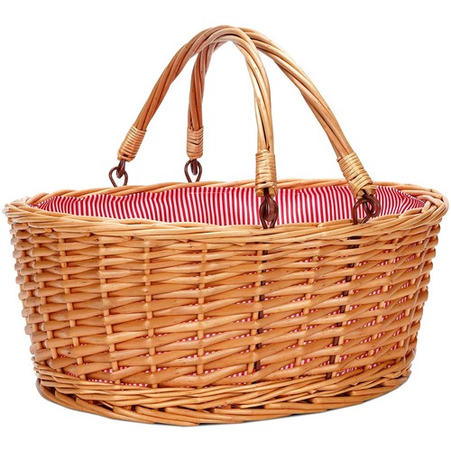 Large wicker basket with - basket,
