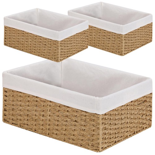 Wicker storage basket pack - wicker,