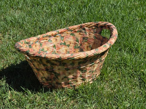 Vintage wicker laundry - vintage, basket